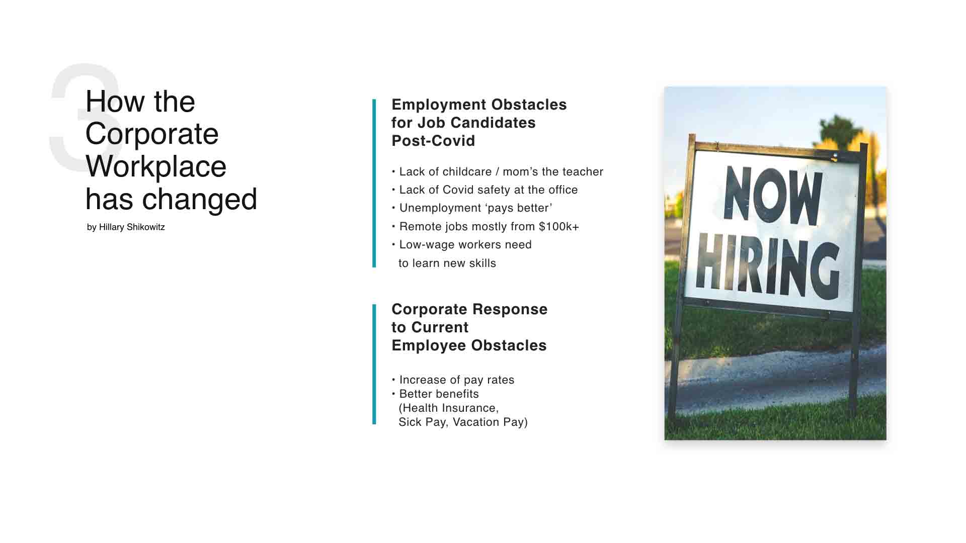 How the workplace changed